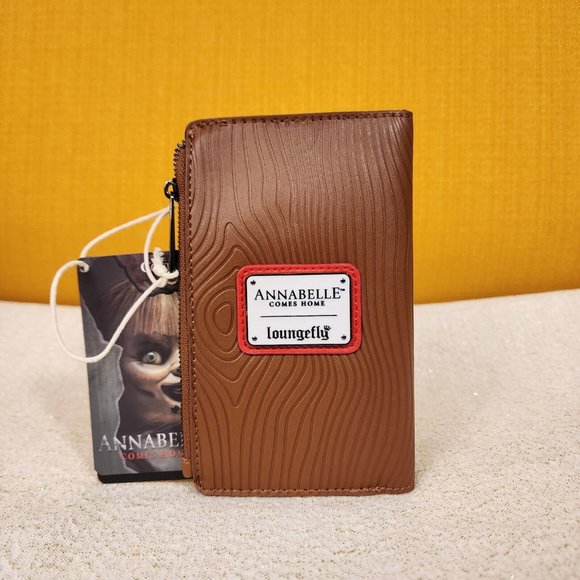 Loungefly Annabelle Doll Box Cosplay Horror Movie Halloween Flap Wallet NEW - Picture 3 of 12
